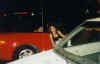 Red cars and a beer - priceless!